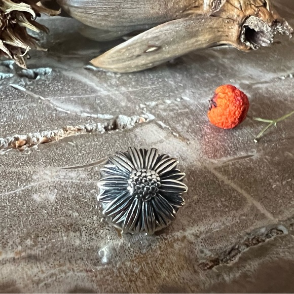 NEW NWT Authentic Chamilia- April Daisy flower Charm Youthful and Virtue 925 - Picture 3 of 8